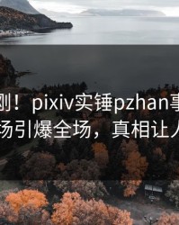 本周刚刚！pixiv实锤pzhan事件，明星现场引爆全场，真相让人瞠目