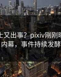 业内人士又出事？pixiv刚刚曝出爆料内幕，事件持续发酵