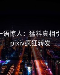 主持人一语惊人：猛料真相引发揭秘，pixiv疯狂转发