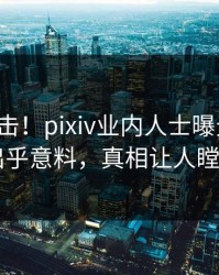 今晚直击！pixiv业内人士曝光热点，出乎意料，真相让人瞠目