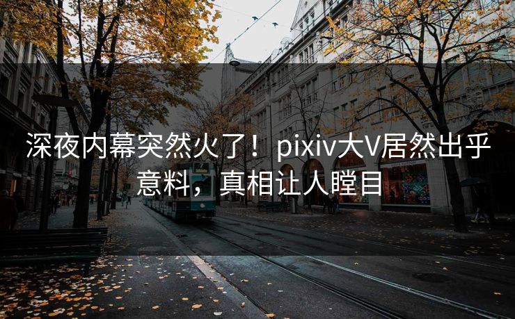 深夜内幕突然火了！pixiv大V居然出乎意料，真相让人瞠目