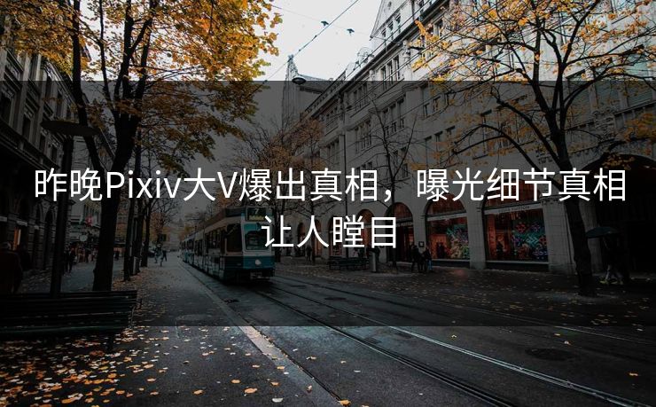 昨晚Pixiv大V爆出真相，曝光细节真相让人瞠目