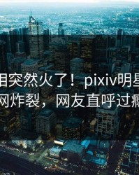 深夜真相突然火了！pixiv明星居然全网炸裂，网友直呼过瘾