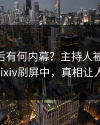 围观背后有何内幕？主持人被曝pzhan，pixiv刷屏中，真相让人瞠目