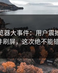 91网浏览器大事件：用户震撼，91大事件刷屏，这次绝不能错过！